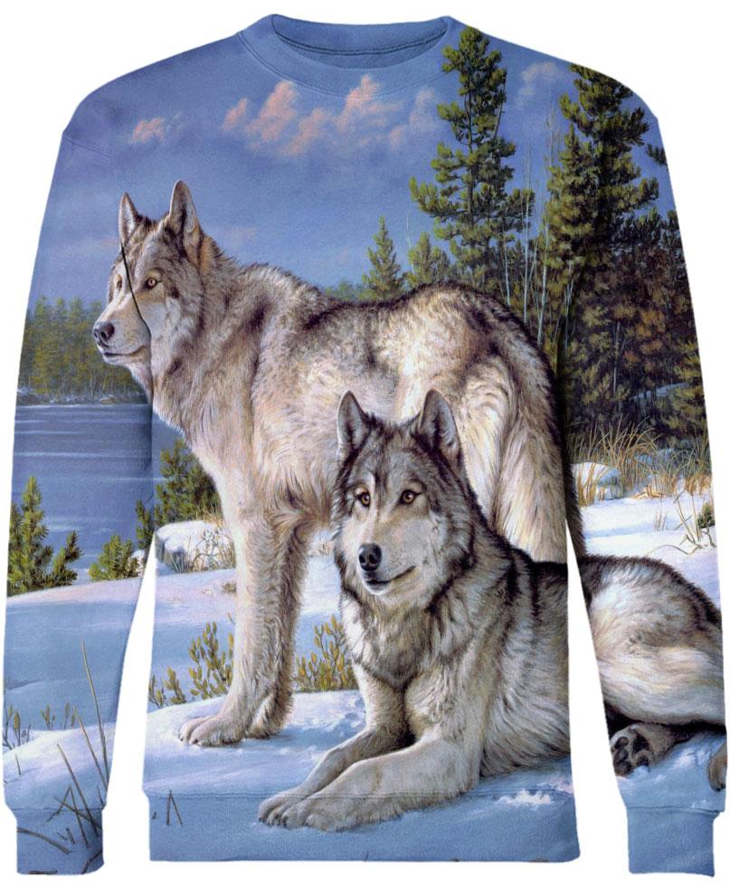 WelcomeNative Wolf Spirit 3D Hoodie, All Over Print Hoodie, Native American