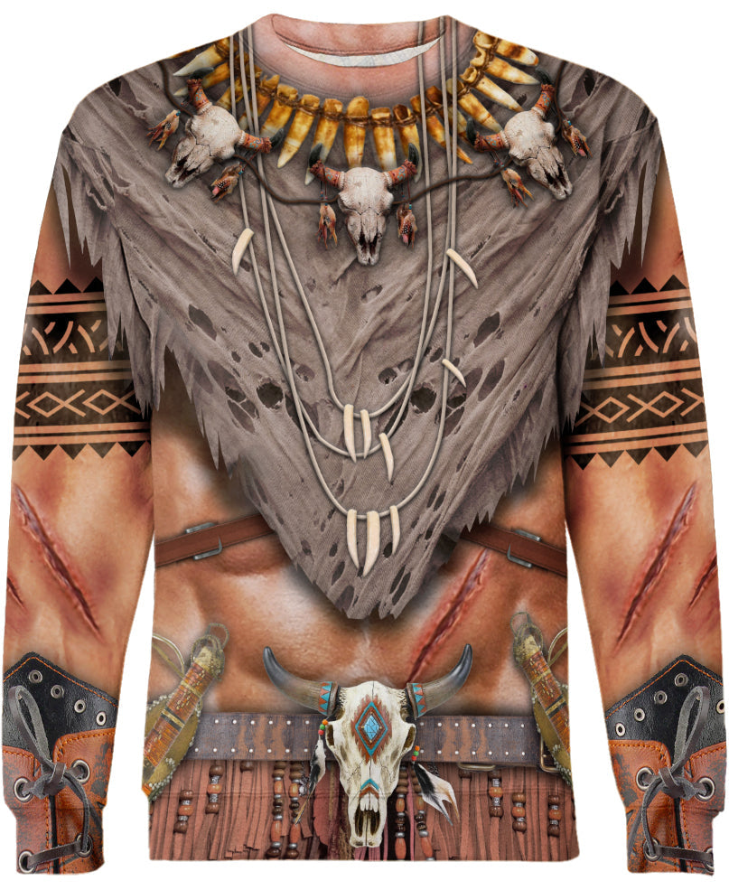 WelcomeNative Bison Brown Pride Native American 3D Hoodie, All Over Print Hoodie