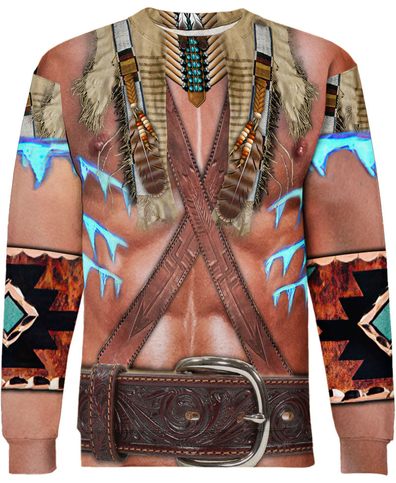 WelcomeNative Skin Pattern Native American Hoodie, All Over Print Hoodie, Native American