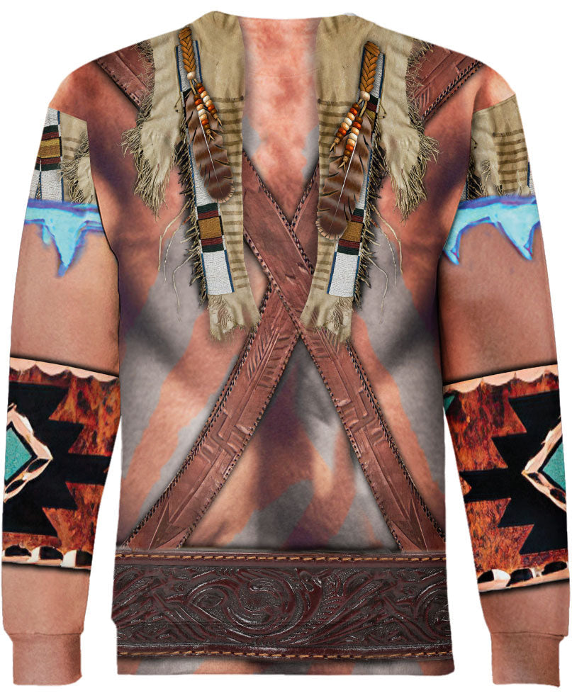 WelcomeNative Skin Pattern Native American Hoodie, All Over Print Hoodie, Native American