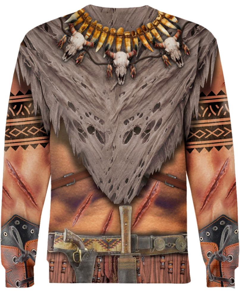 WelcomeNative Bison Brown Pride Native American 3D Hoodie, All Over Print Hoodie