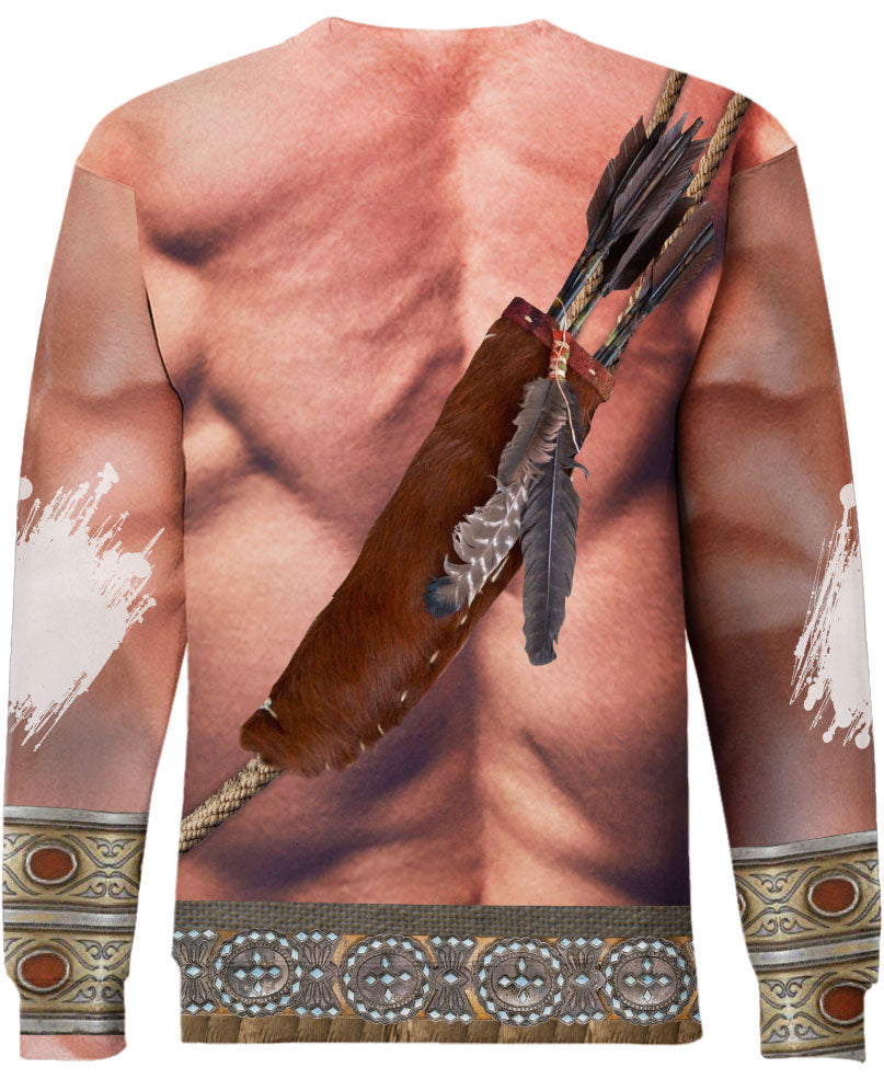 WelcomeNative Brown Skin Pattern Native American 3D Hoodie, All Over Print Hoodie