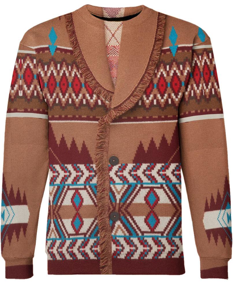 Welcomenatives Brown Pattern Legging, 3D Legging, All Over Print Legging