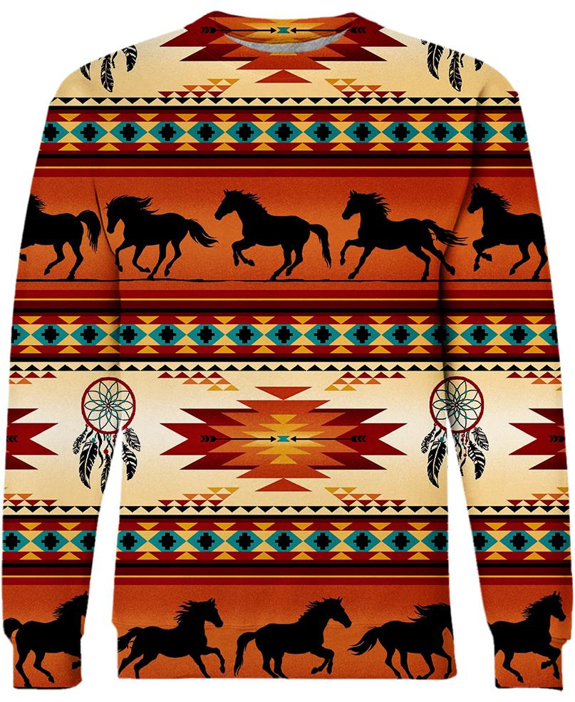 WelcomeNative Native Human 3D Hoodie, All Over Print Hoodie, Native American