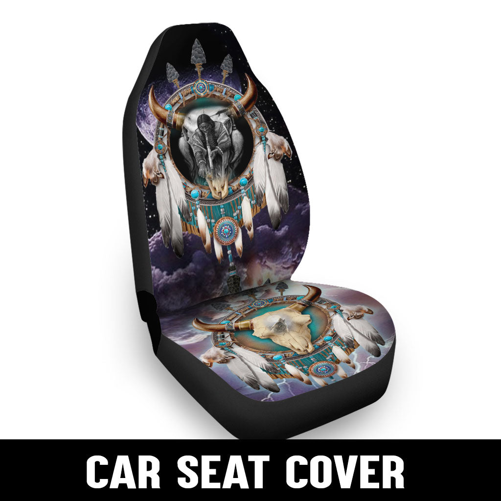 WelcomeNative Native Car Seat Cover, 3D Car Seat Cover , All Over Print Car Seat Cover - Design #0098