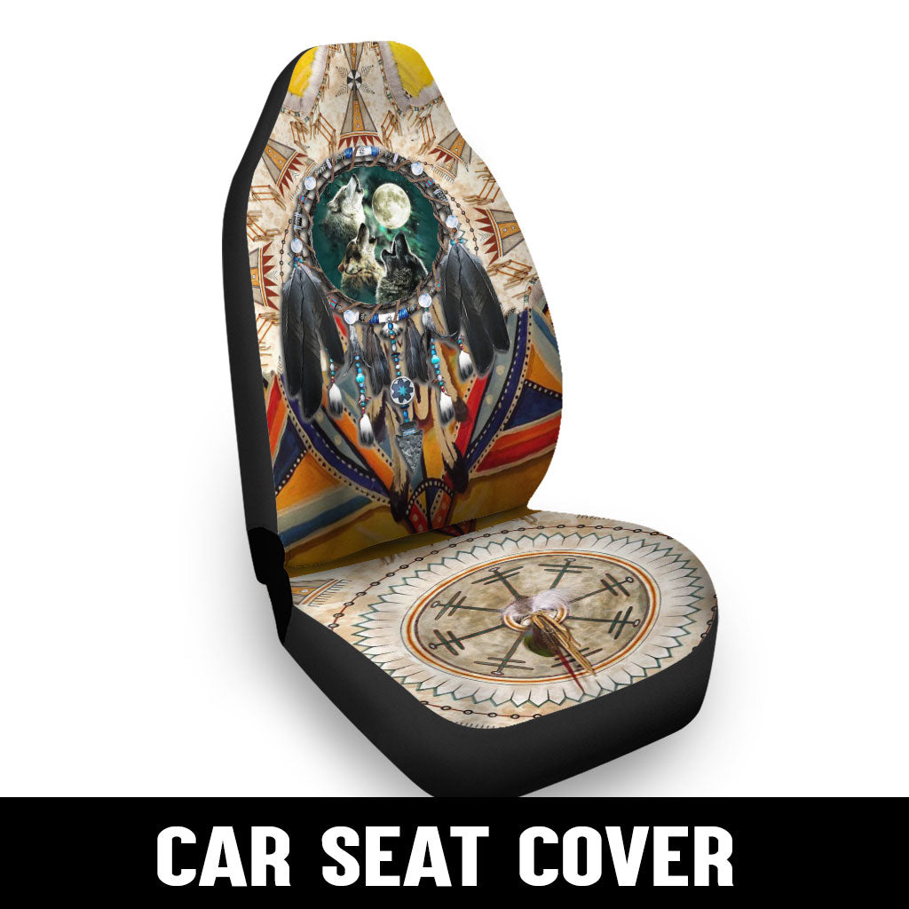 WelcomeNative Native Car Seat Cover, 3D Car Seat Cover , All Over Print Car Seat Cover