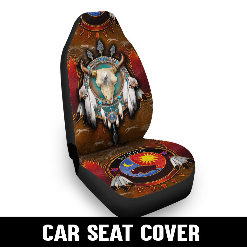 WelcomeNative Native Car Seat Cover, 3D Car Seat Cover , All Over Print Car Seat Cover