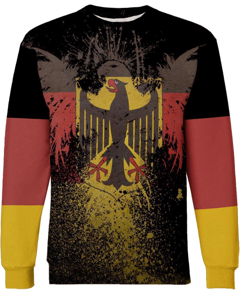 WelcomeNative Germany Brown 3D Hoodie, All Over Print Hoodie, Native American