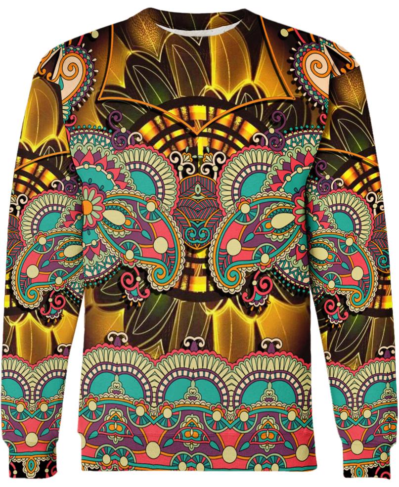 WelcomeNative Hippie 3D Hoodie, All Over Print Hoodie, Native American