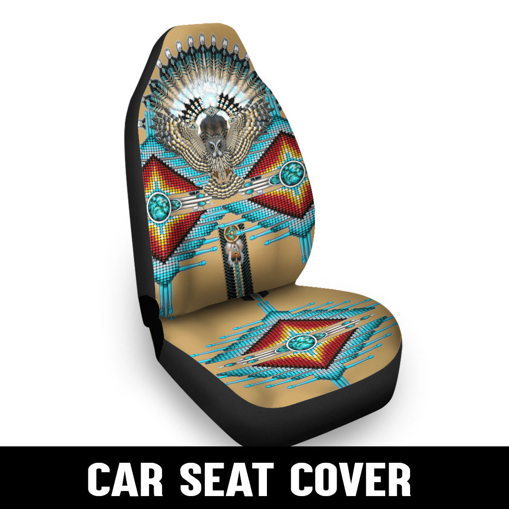 WelcomeNative Native Car Seat Cover, 3D Car Seat Cover , All Over Print Car Seat Cover - Design #0091