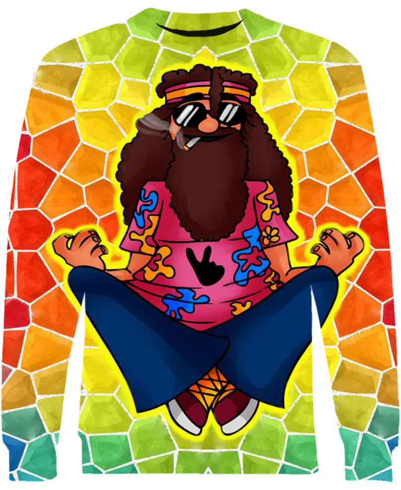 WelcomeNative Floating Color 3D Hoodie, All Over Print Hoodie, Native American