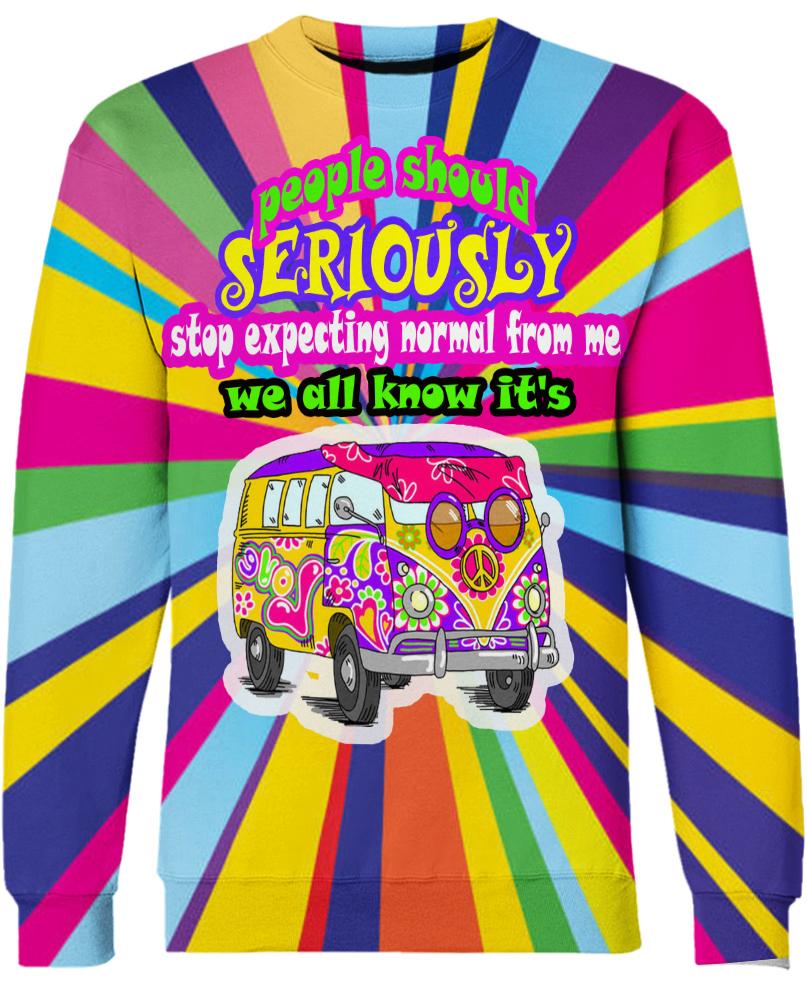 WelcomeNative Seriously Hippie 3D Hoodie, All Over Print Hoodie, Native American