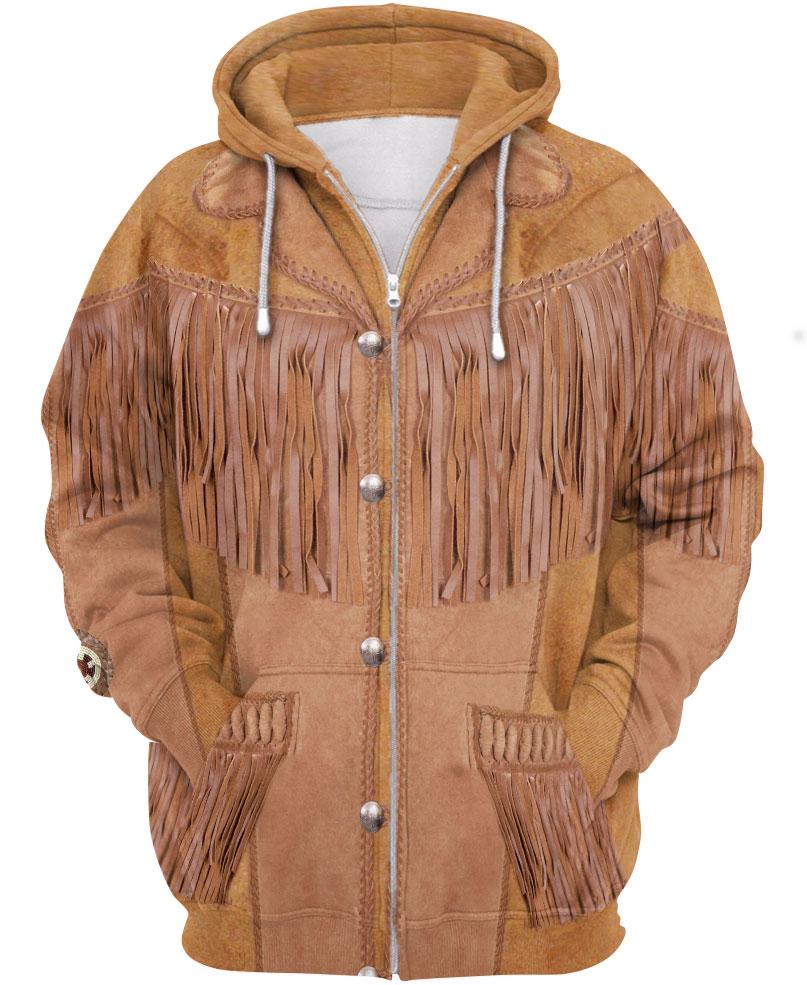 WelcomeNative Brown Native 3D Hoodie, All Over Print Hoodie, Native American
