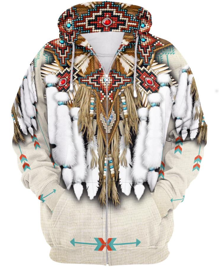WelcomeNative Native Patterns 3D Hoodie, All Over Print Hoodie, Native American