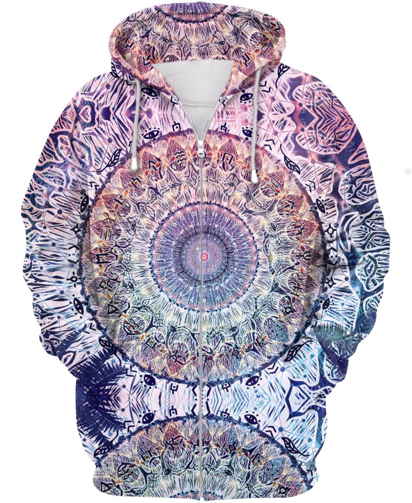 WelcomeNative Mandala Pattern 3D Hoodie, All Over Print Hoodie, Native American