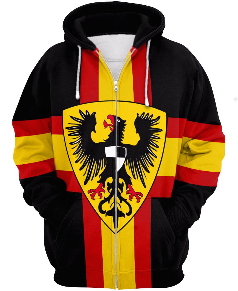 WelcomeNative Germany Cross 3D Hoodie, All Over Print Hoodie, Native American