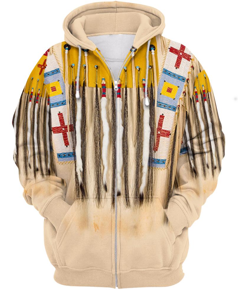 WelcomeNative Native Wire Pattern 3D Hoodie, All Over Print Hoodie, Native American