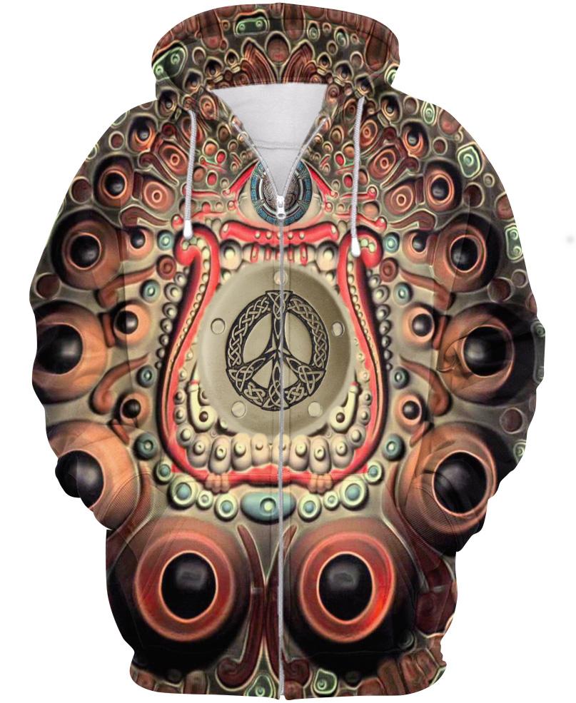 WelcomeNative Hippie Seed 3D Hoodie, All Over Print Hoodie, Native American