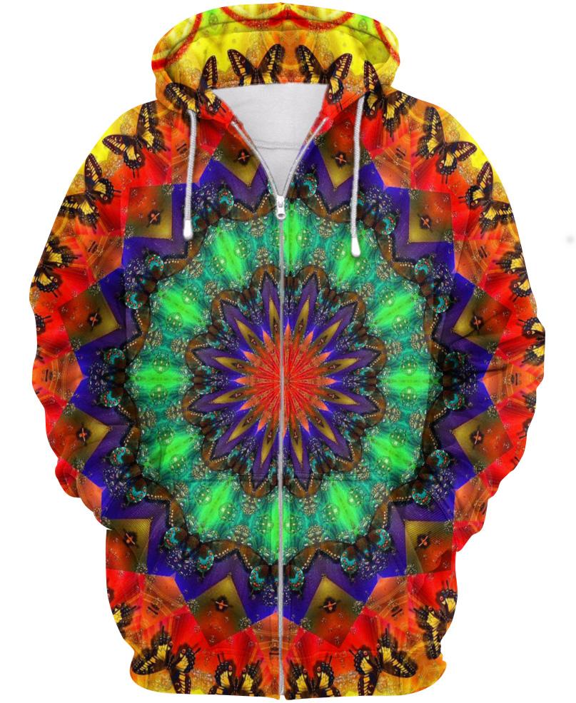 WelcomeNative Round Border 3D Hoodie, All Over Print Hoodie, Native American