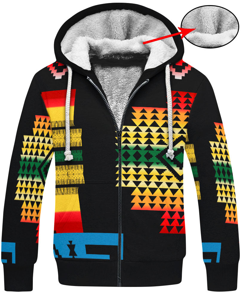 WelcomeNative Native Tribes Pattern Native American Hoodie, All Over Print Hoodie, Native American