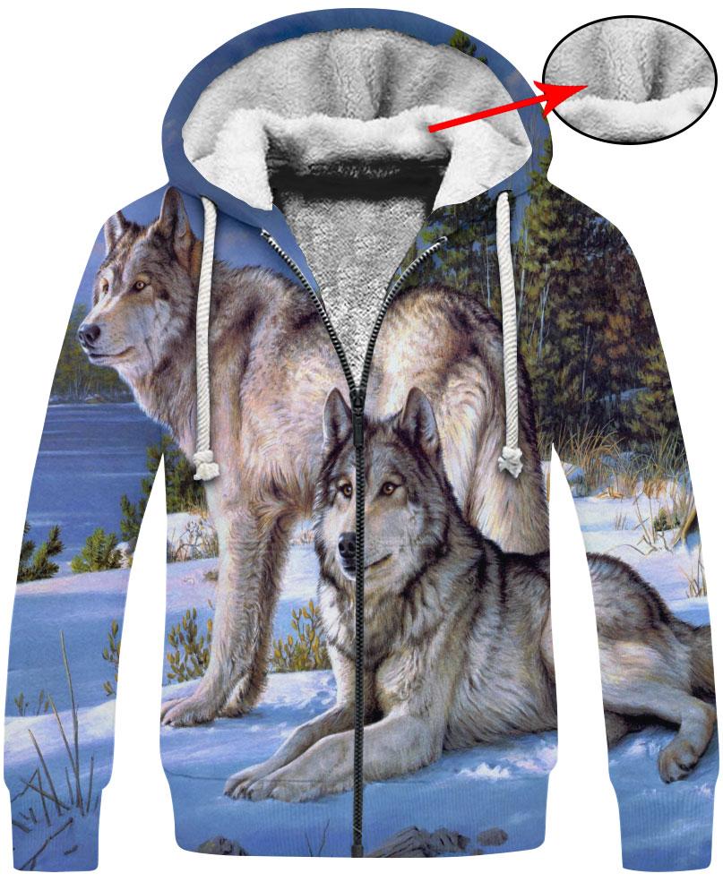 WelcomeNative Wolf Spirit 3D Hoodie, All Over Print Hoodie, Native American