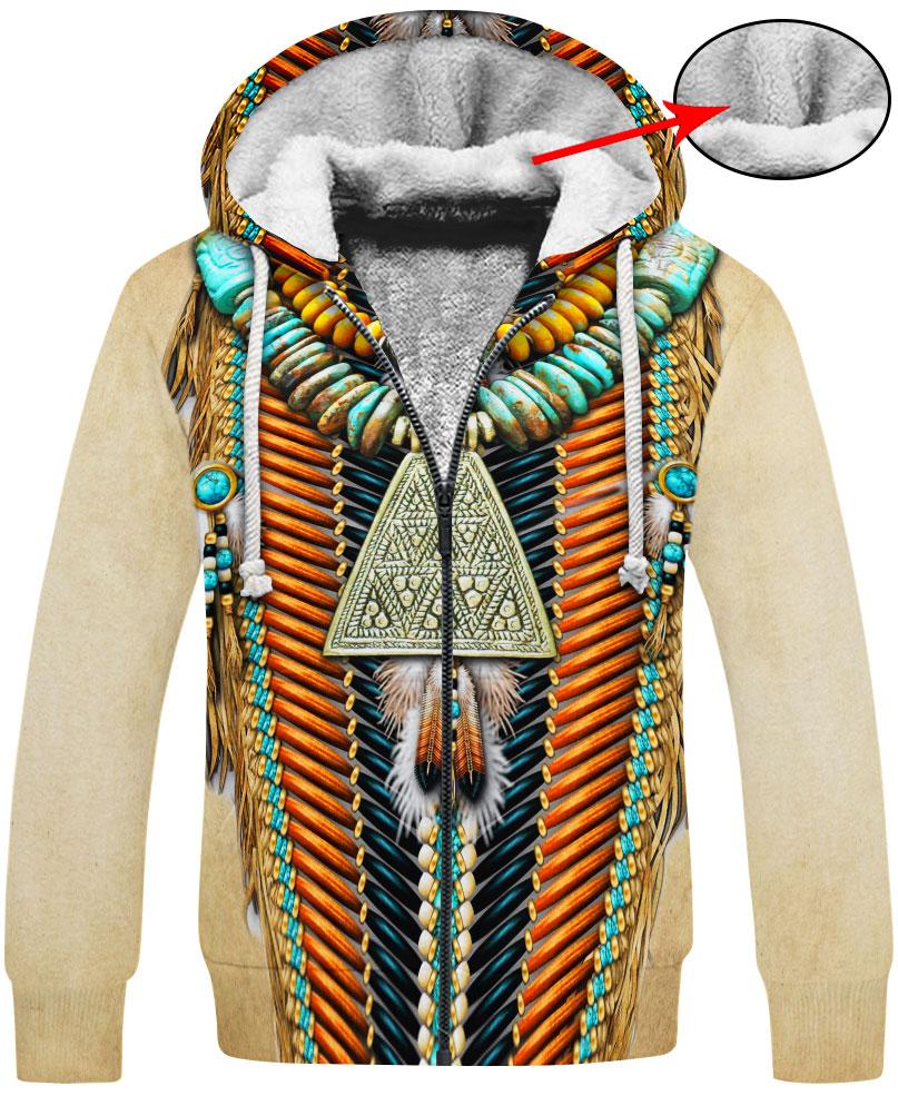 WelcomeNative Native American Pattern 3D Hoodie, All Over Print Hoodie, Native American