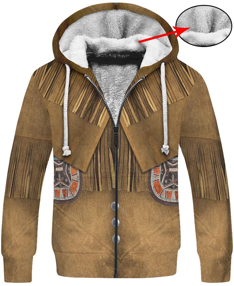 WelcomeNative Strong Brown Native 3D Hoodie, All Over Print Hoodie, Native American