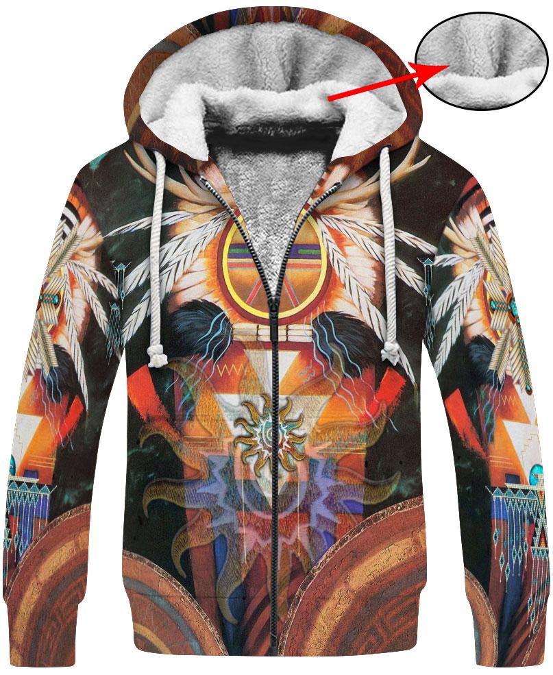 WelcomeNative Native Pattern Colorful 3D Hoodie, All Over Print Hoodie, Native American