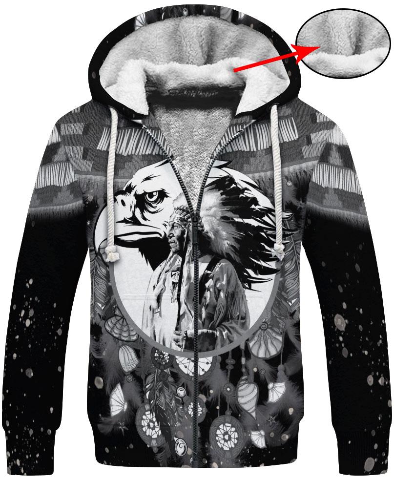 WelcomeNative Mysterious Dream Catcher 3D Hoodie, All Over Print Hoodie, Native American