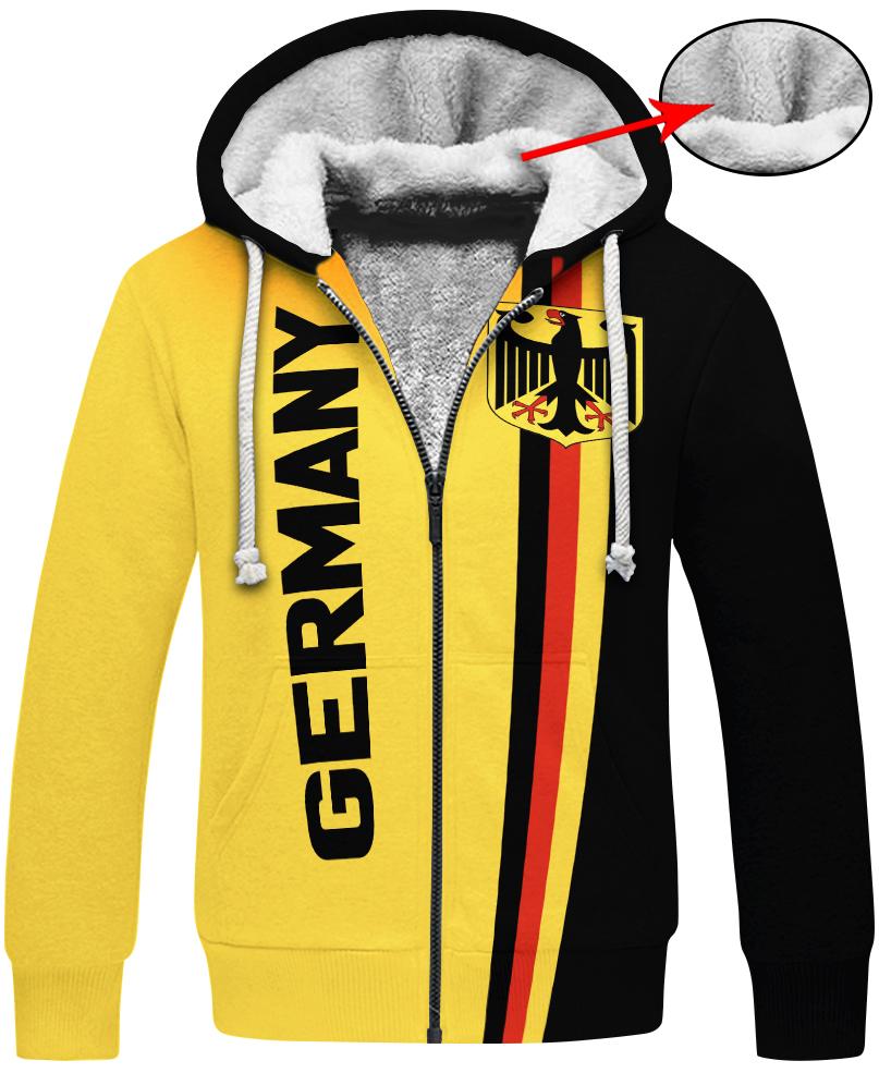 WelcomeNative Germany Yellow Black 3D Hoodie, All Over Print Hoodie, Native American