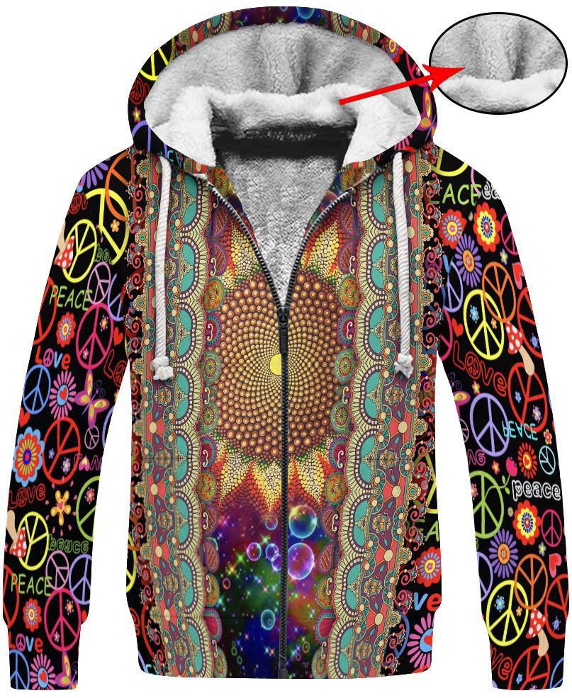 WelcomeNative Hippie Border 3D Hoodie, All Over Print Hoodie, Native American