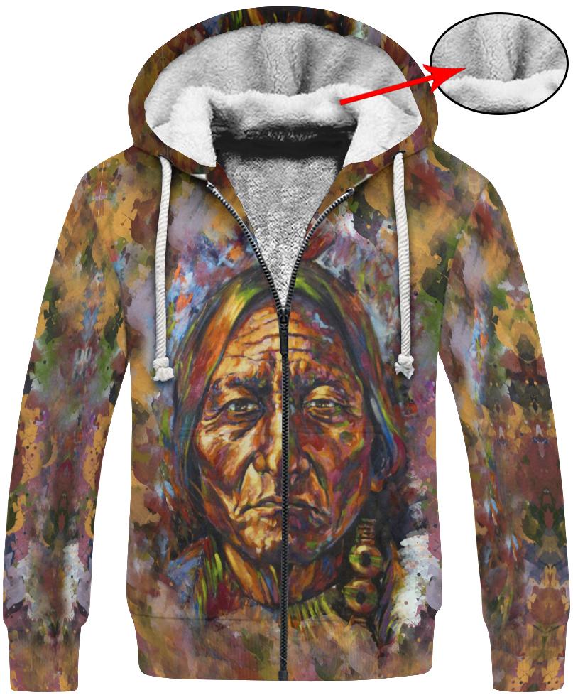 WelcomeNative Deep Brown Native 3D Hoodie, All Over Print Hoodie, Native American