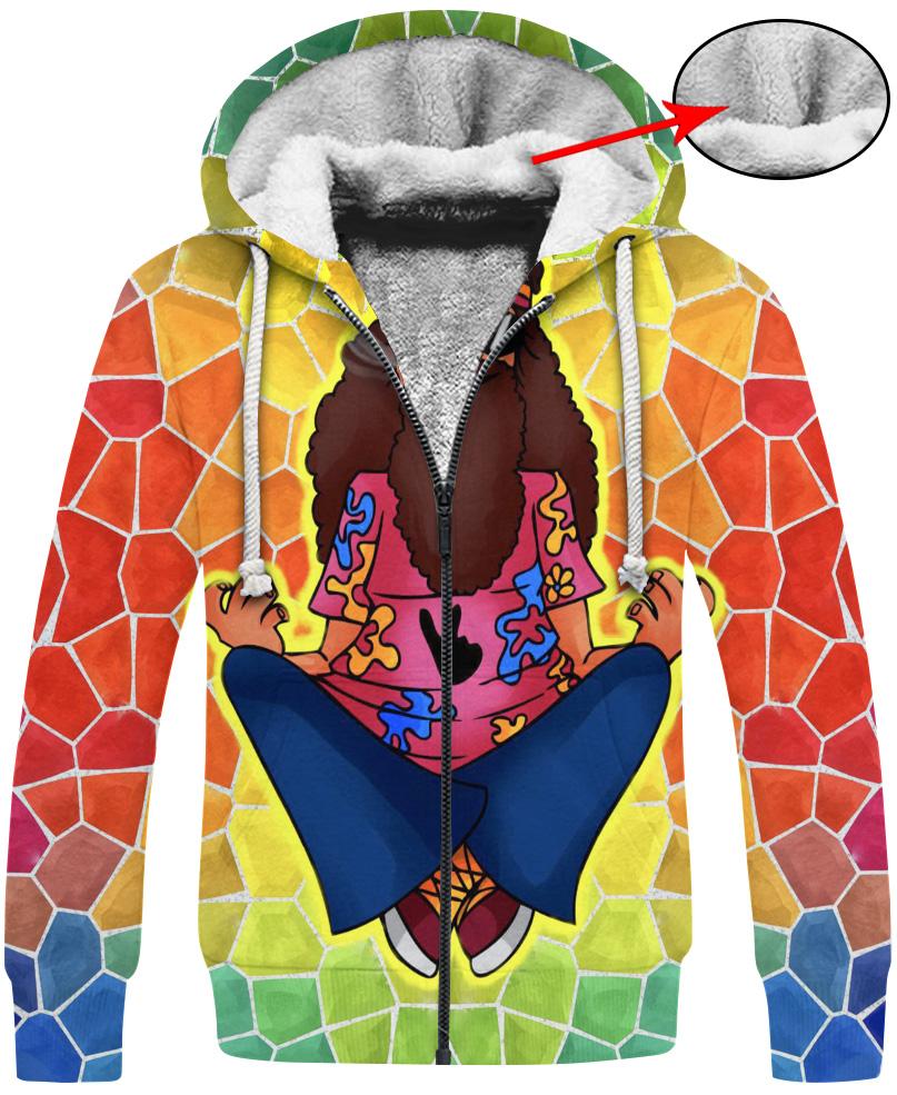 WelcomeNative Floating Color 3D Hoodie, All Over Print Hoodie, Native American