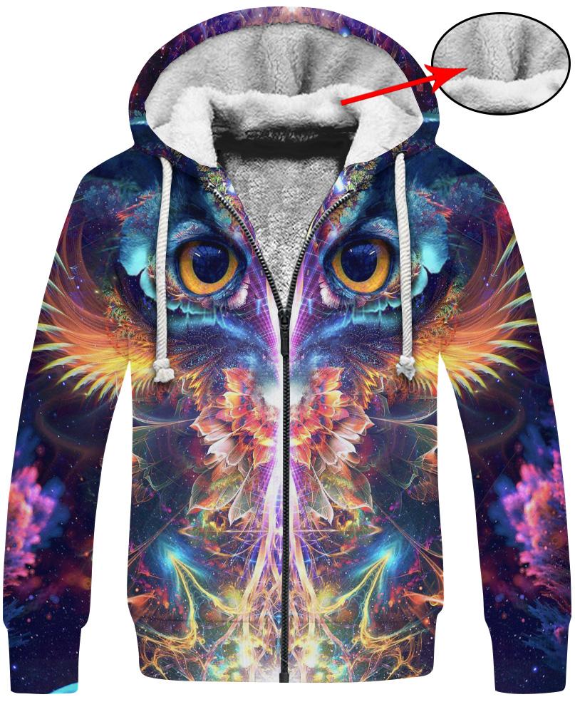 WelcomeNative Owl Mystery 3D Hoodie, All Over Print Hoodie, Native American