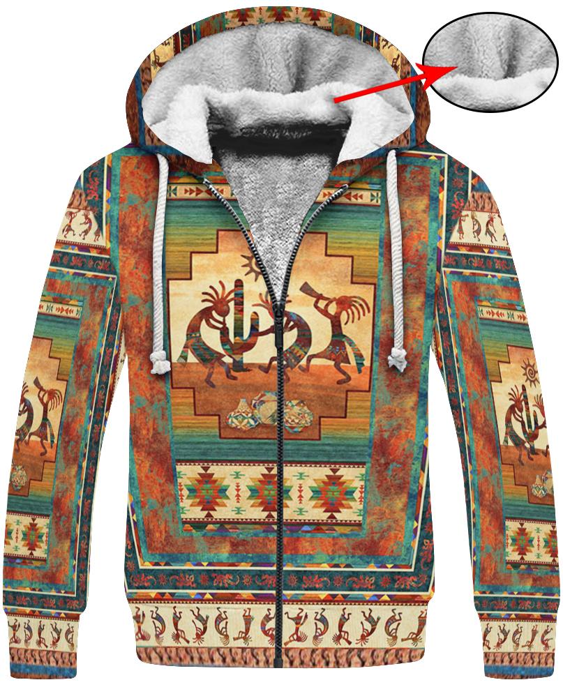 WelcomeNative Active People Motifs 3D Hoodie, All Over Print Hoodie, Native American