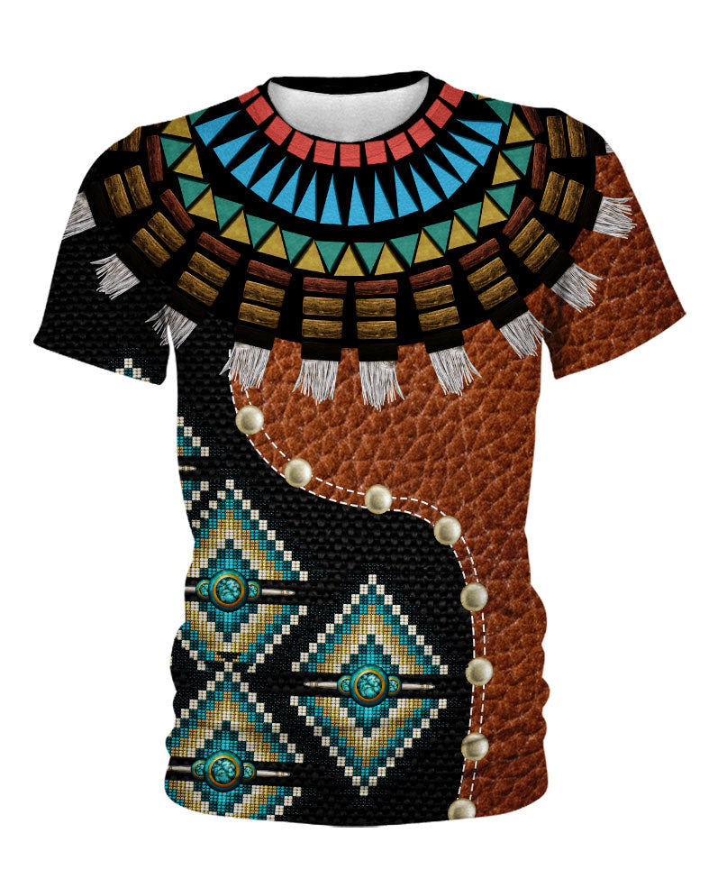 WelcomeNative Choker Skin Pattern Native American 3D Hoodie, All Over Print Hoodie