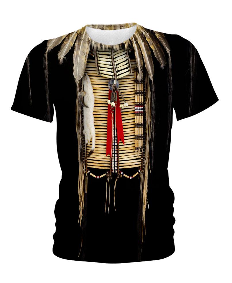 WelcomeNative Black Pattern Feather 3D Hoodie, All Over Print Hoodie, Native American