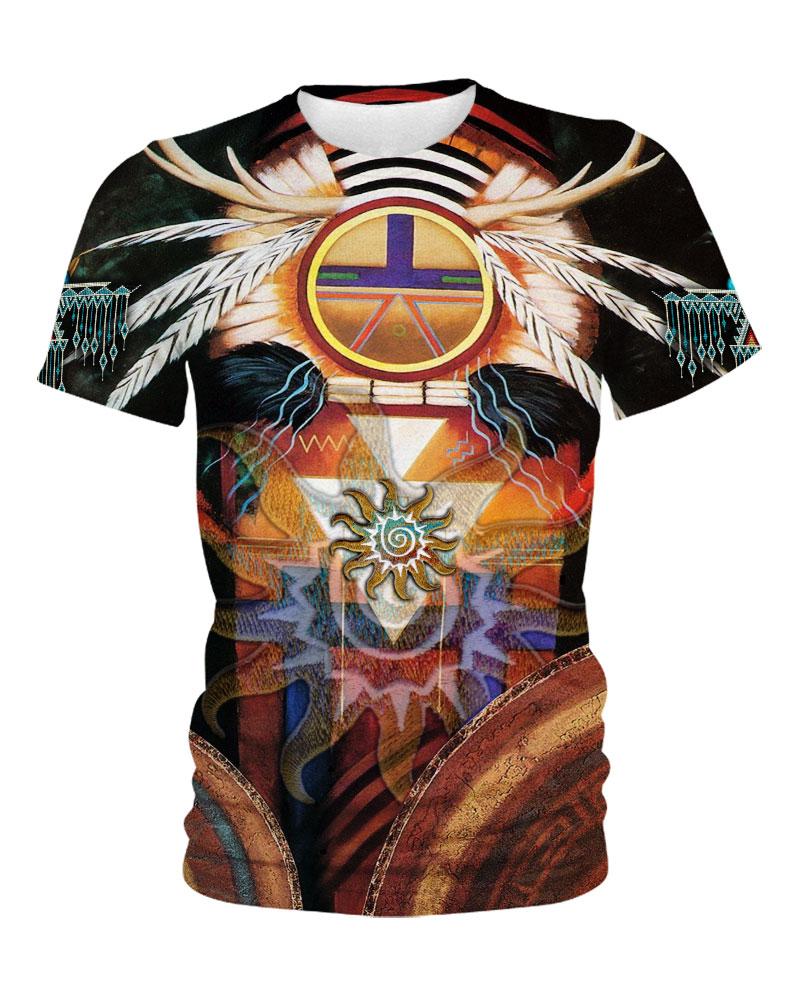 WelcomeNative Native Pattern Colorful 3D Hoodie, All Over Print Hoodie, Native American