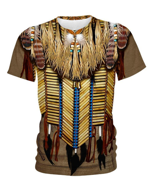 WelcomeNative 3D Native Vignette, 3D T Shirt, All Over Print T Shirt, Native American