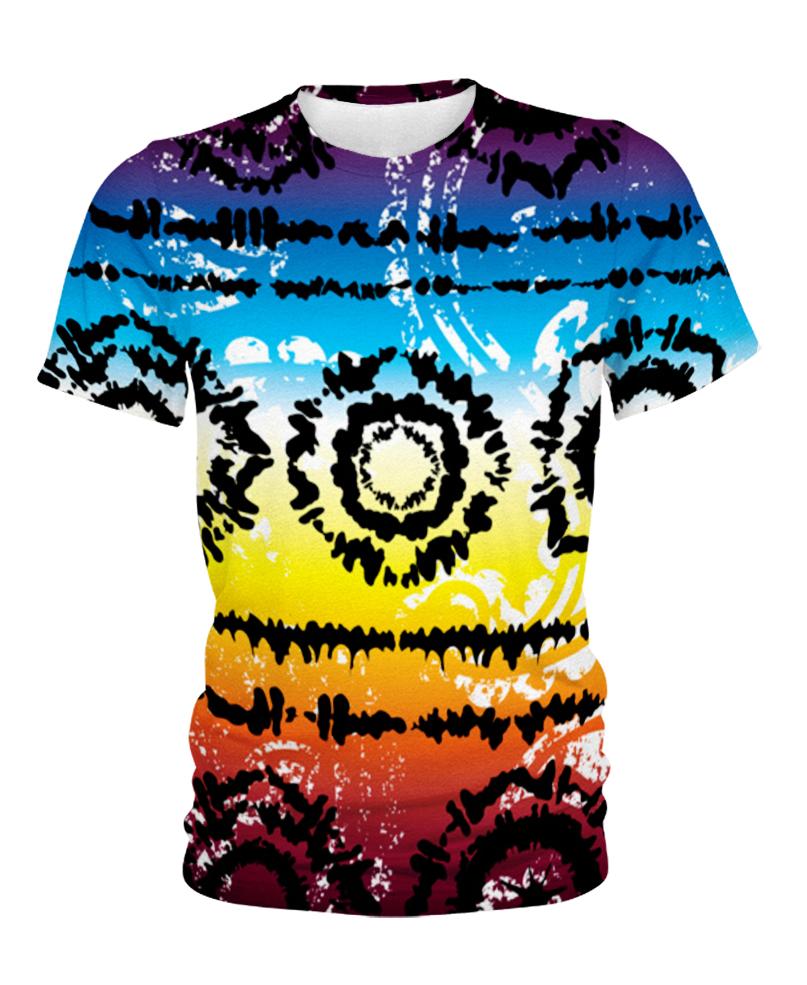 WelcomeNative Contour Motifs 3D Hoodie, All Over Print Hoodie, Native American