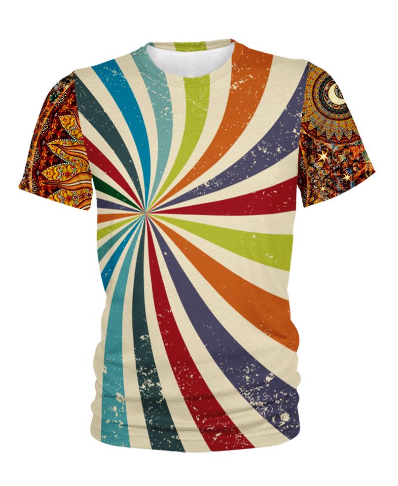 WelcomeNative Sun Hippie 3D Hoodie, All Over Print Hoodie, Native American