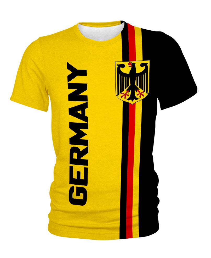 WelcomeNative Germany Yellow Black 3D Hoodie, All Over Print Hoodie, Native American
