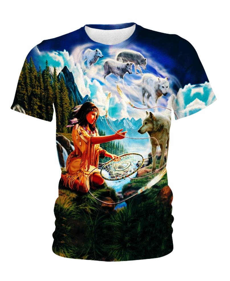 WelcomeNative Native Nature 3D Hoodie, All Over Print Hoodie, Native American