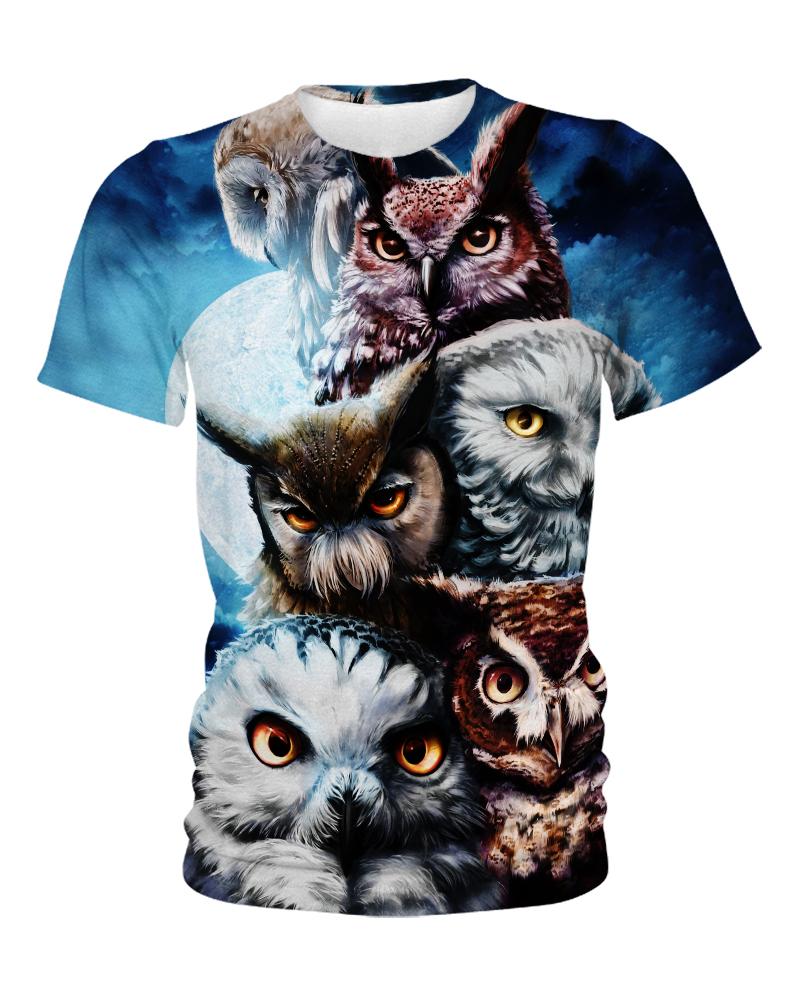 WelcomeNative Owl Impressive 3D Hoodie, All Over Print Hoodie, Native American