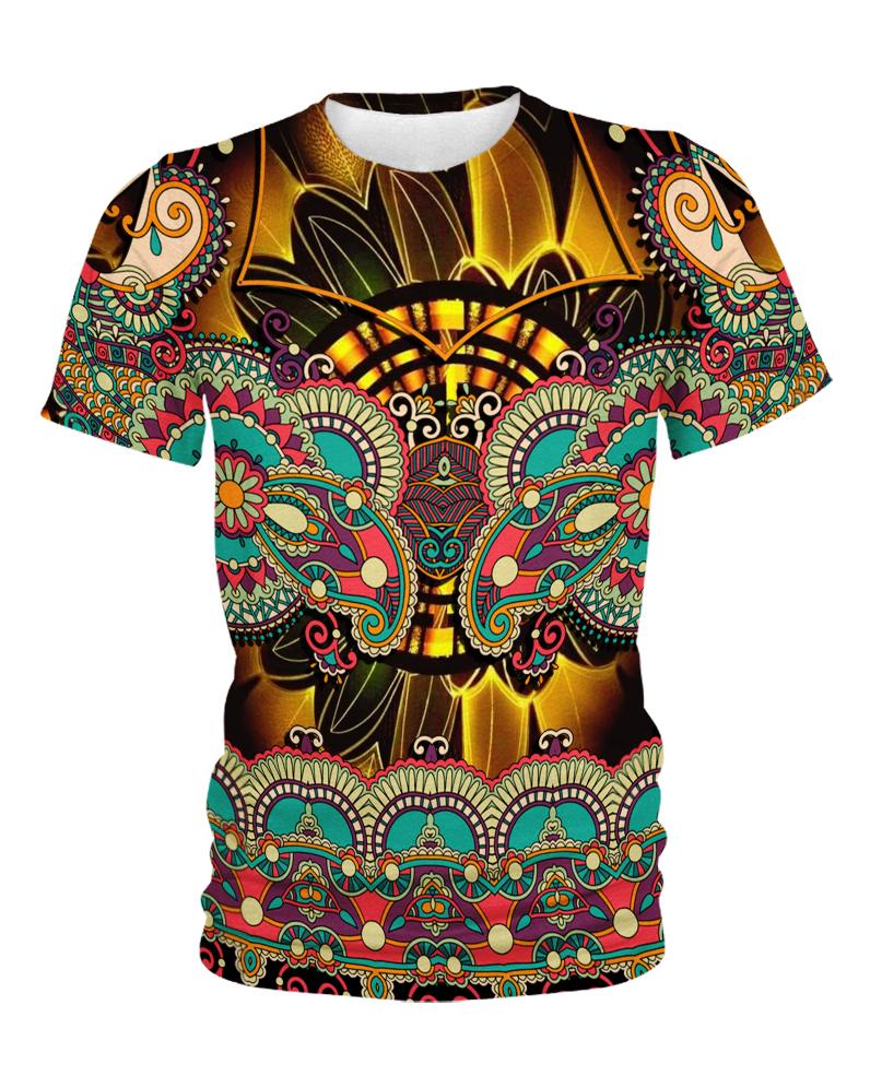 WelcomeNative Hippie 3D Hoodie, All Over Print Hoodie, Native American