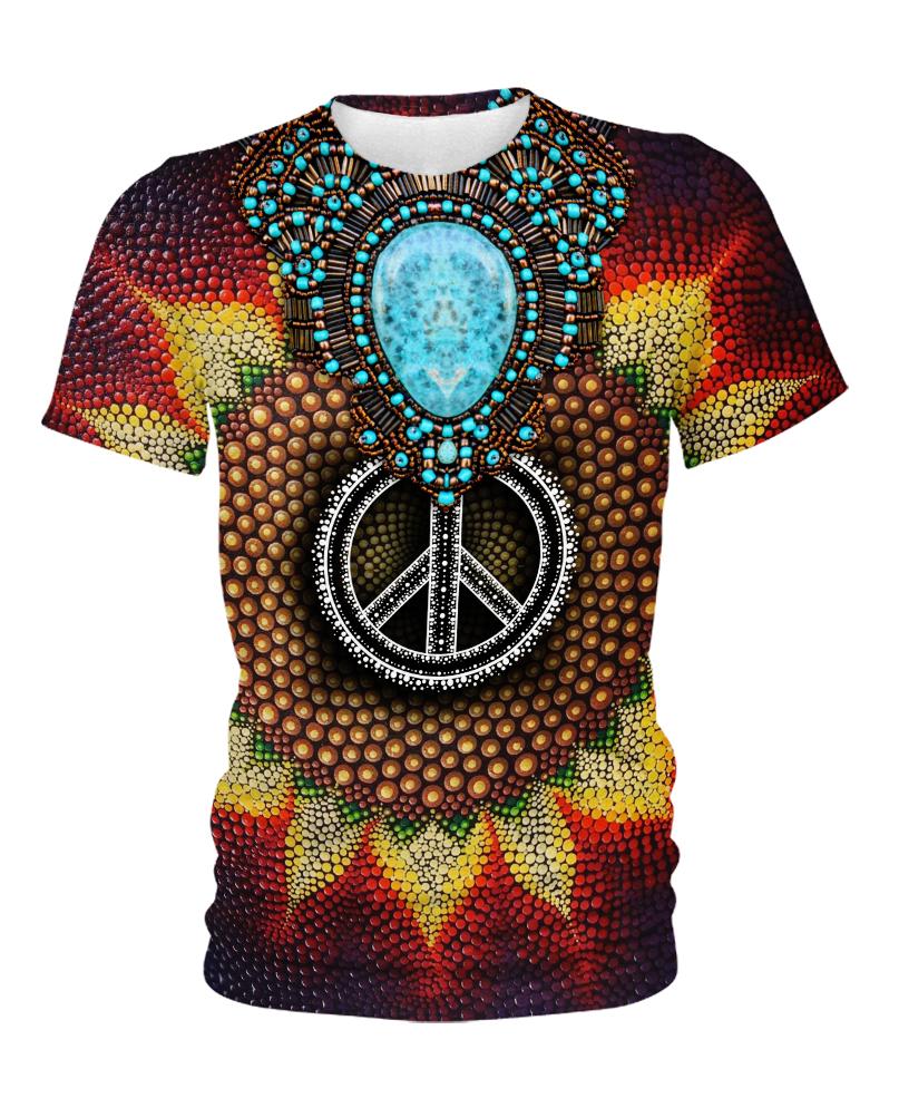 WelcomeNative Print Beads 3D Hoodie, All Over Print Hoodie, Native American