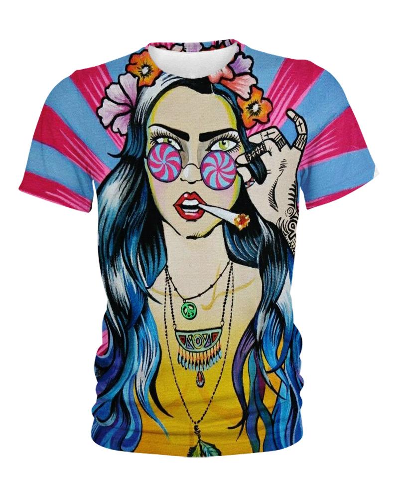WelcomeNative Long Haired Girl 3D Hoodie, All Over Print Hoodie, Native American