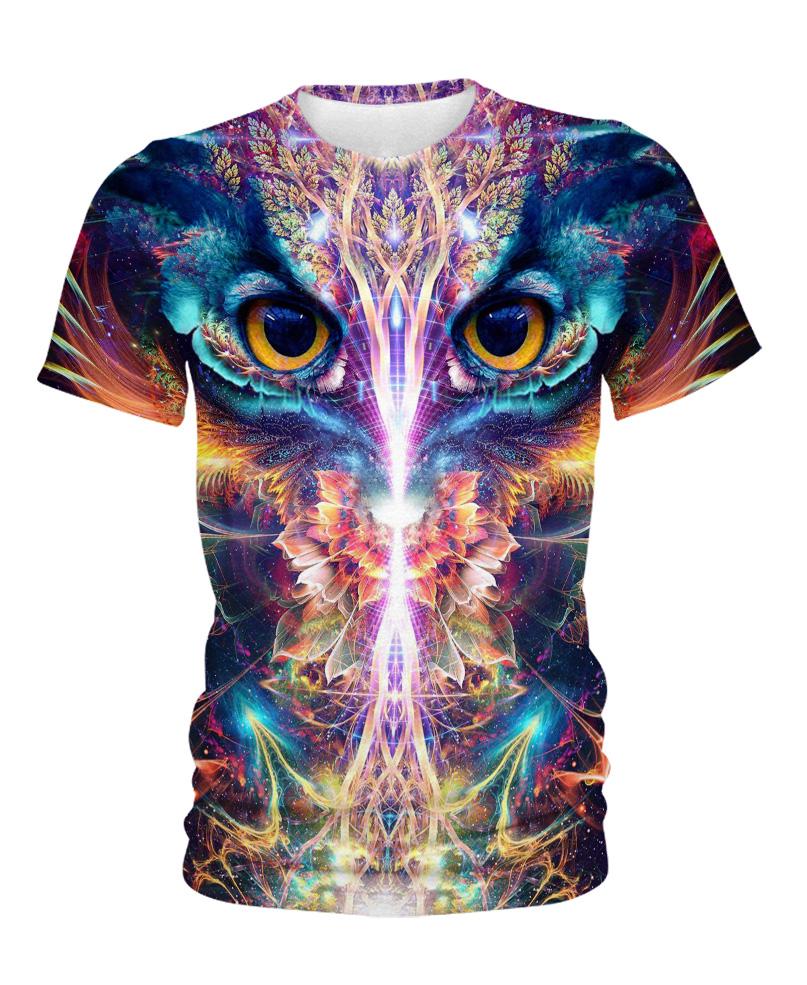 WelcomeNative Owl Mystery 3D Hoodie, All Over Print Hoodie, Native American