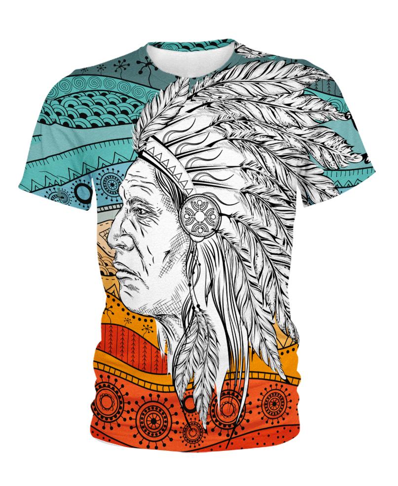 WelcomeNative Native White Chief 3D Hoodie, All Over Print Hoodie, Native American