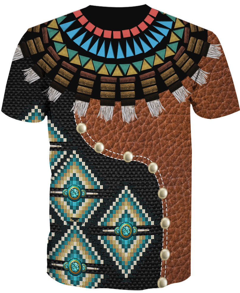 WelcomeNative Choker Skin Pattern Native American 3D Hoodie, All Over Print Hoodie